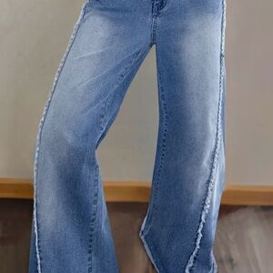 Chic Blue Flare Jeans for Women